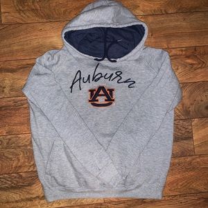 Auburn University Large Hoodie Gray